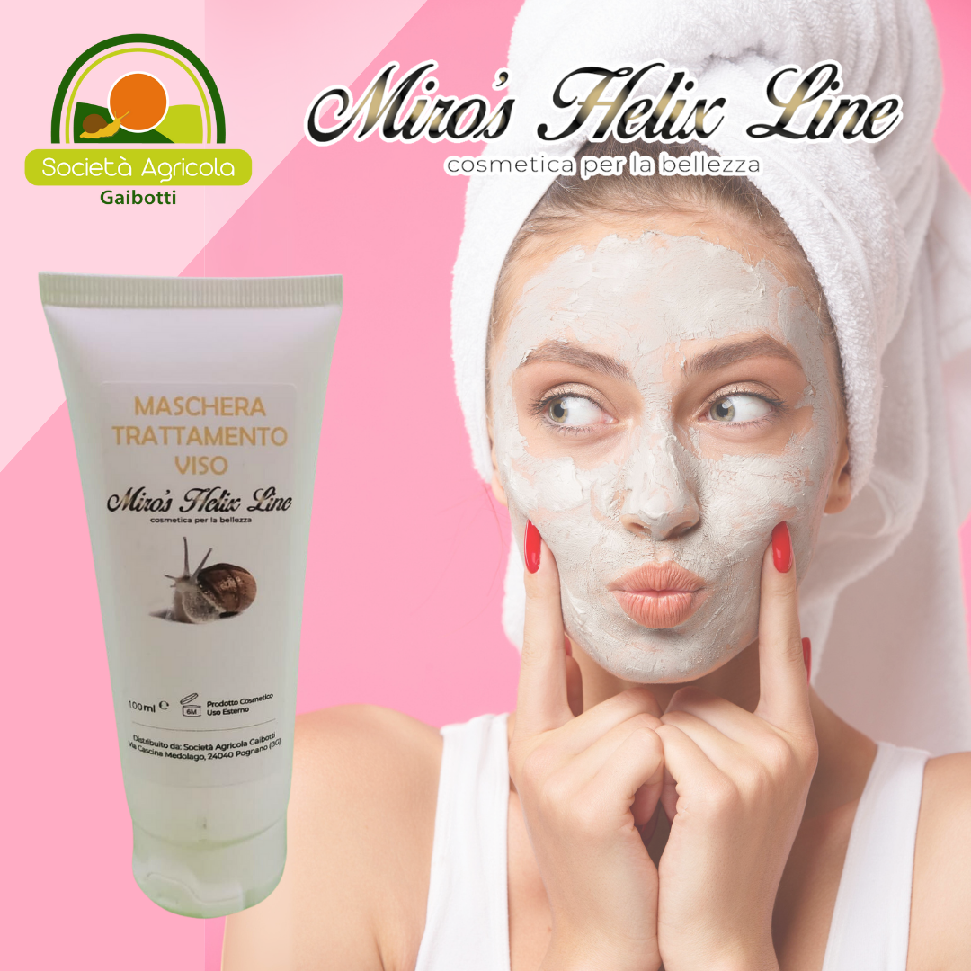 Trattamento Maschera Viso Antiage con Acido Ialuronico, Collagene, Vitamina E