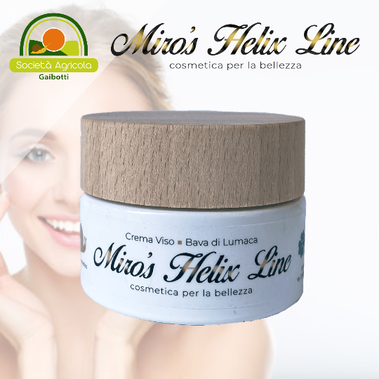 Crema viso alla Bava di Lumaca, Elasticizzante, Antirughe, Rigenerante intensiva