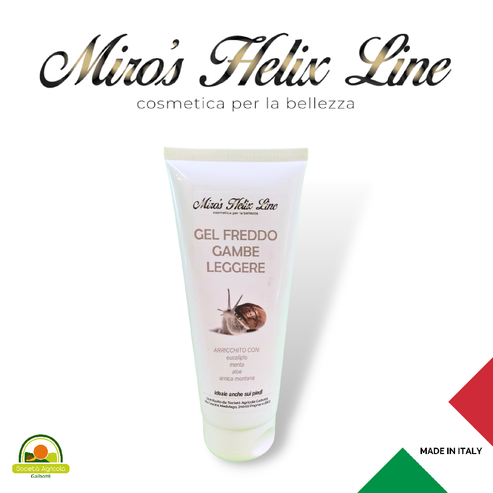 Gel effetto freddo per gambe gonfie, pesanti, vene varicose