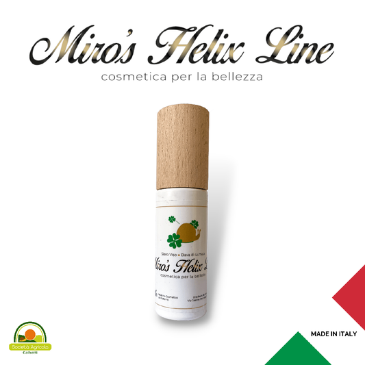 Siero Viso Rigenerante Intensivo, alla Bava di Lumaca, con Acido Ialuronico e Aloe Vera Gel