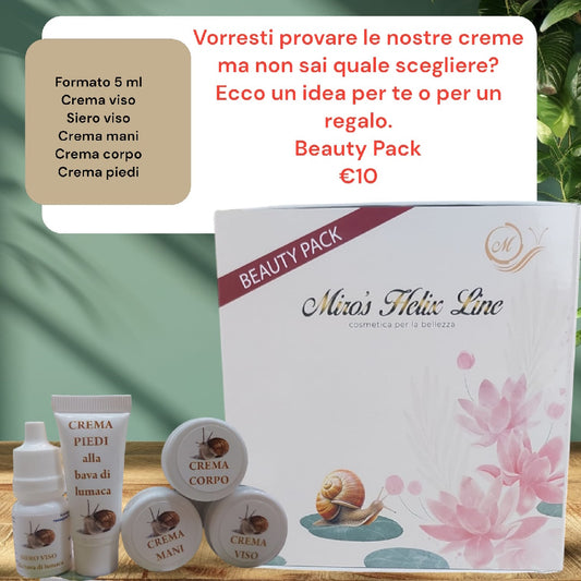 Set Campioncini cosmetici alla Bava di Lumaca