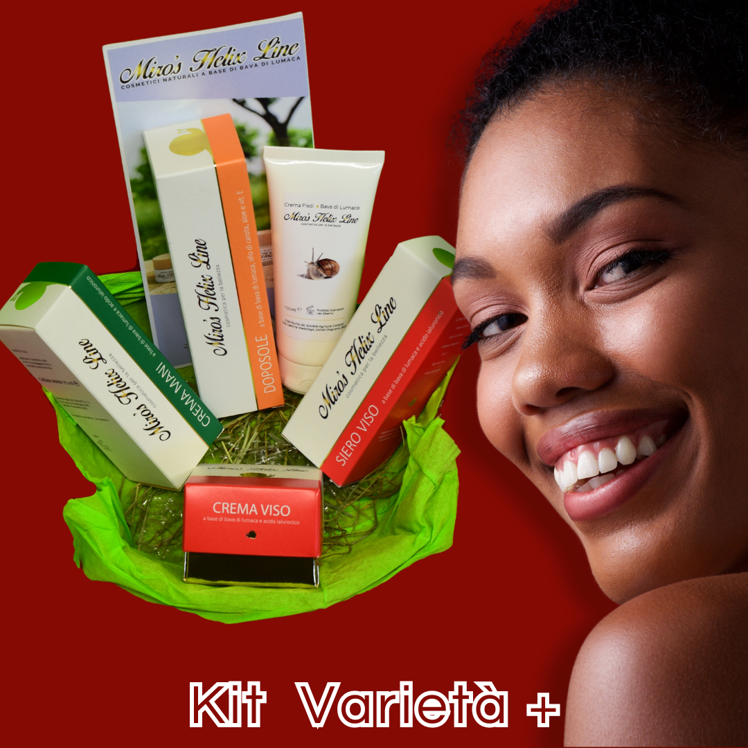 Set Varietà Plus Bava di Lumaca – 5 Prodotti per Mani e Corpo