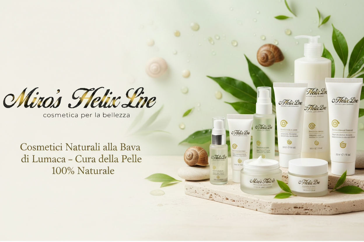 Banner principale Miro's Helix Line – testo in alto